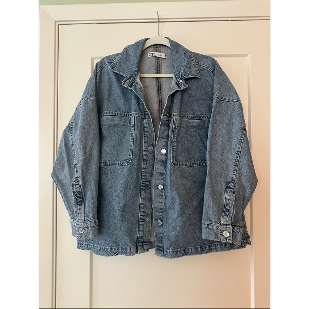 Zara Oversized Jean Denim Jacket